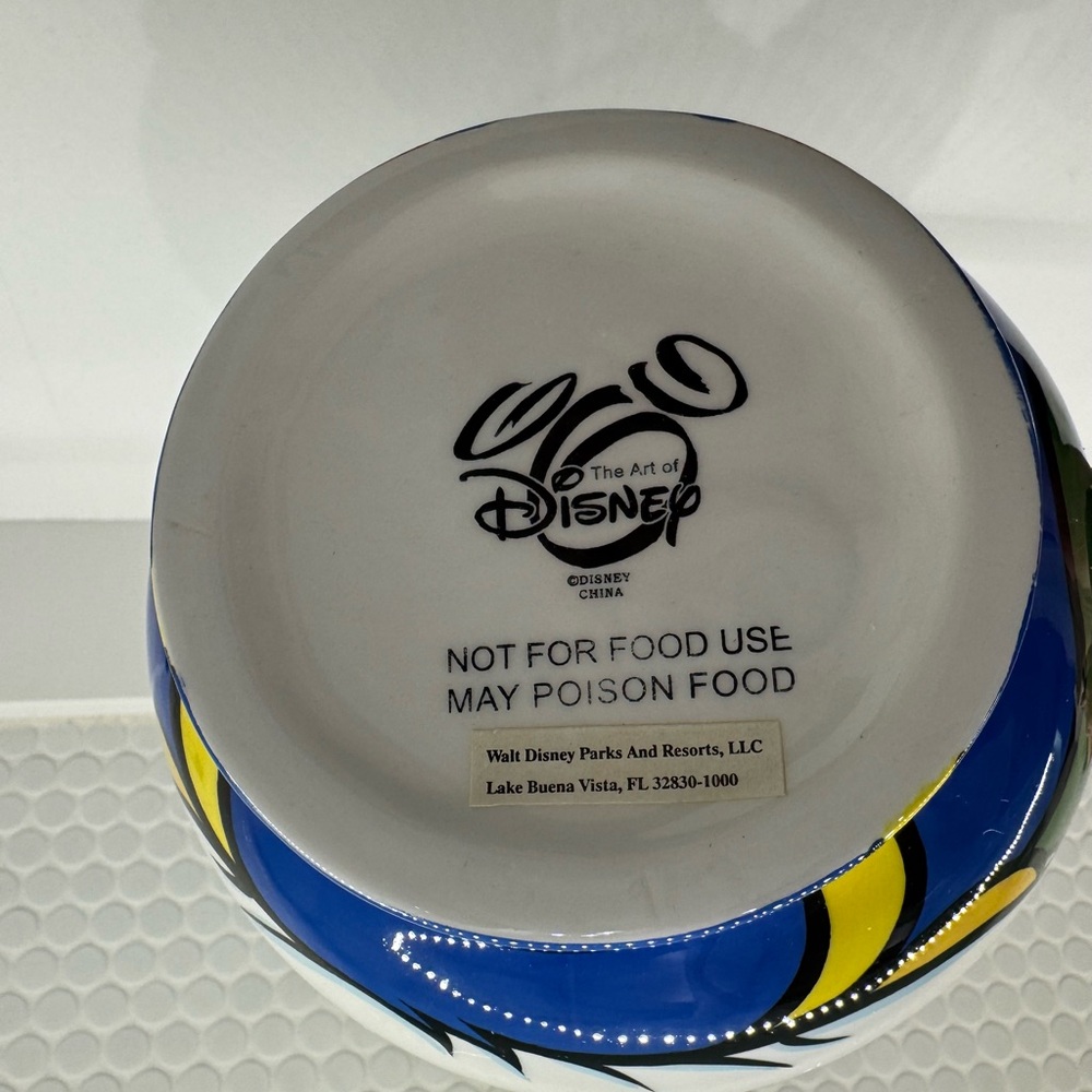 The Art of Disney Ceramic Donald Duck Pitcher - Blue and Black - Picture 5 of 6
